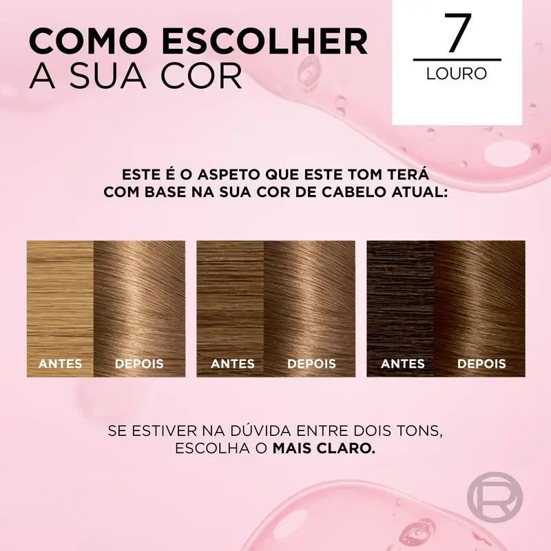 L'Oréal Paris Excellence Creme Colore permanente per capelli - Tonalità 7 Biondo