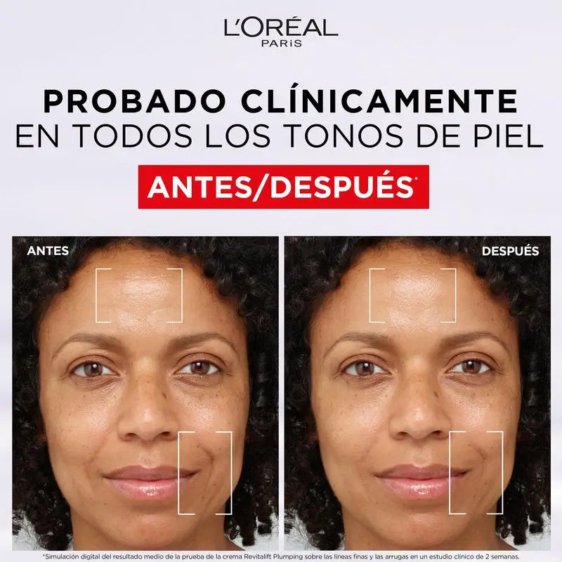 L'Oréal Paris Revitalift Filler Cream Gel: Acido Ialuronico e 3 Ceramidi, Idratazione Intensa