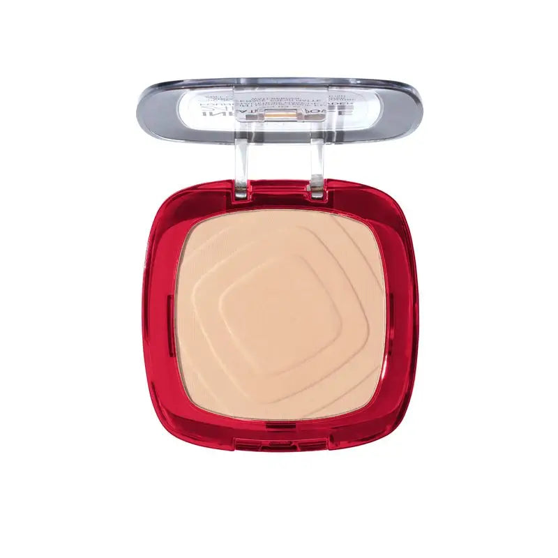L'Oréal Paris Infallible 24H Long Lasting Matte Compact Powder Shade 20 Ivory per pelli medio-scure