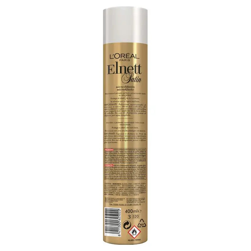 L'Oréal Paris Elnett Lacca per capelli Forte Normale 400ml