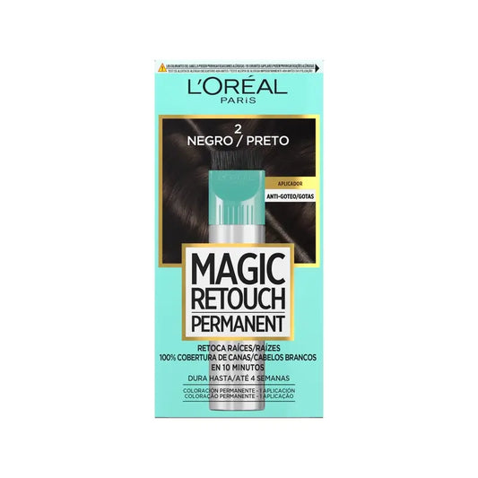 L'Oréal Paris Magic Retouch Permanent - Ritocco radici 02 Nero 18 ml