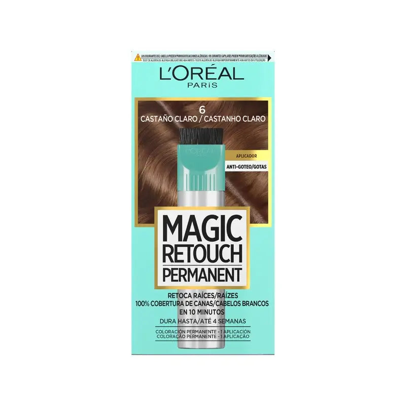 L'Oréal Paris Magic Retouch Permanent - Ritocco radici 6 Castano chiaro 18 ml