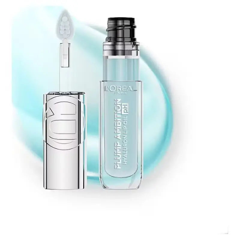 L'Oréal Paris Makeup Plump Ambition Olio Labbra allo Ialurone Ph 113 Cristal Ice , 4 gr