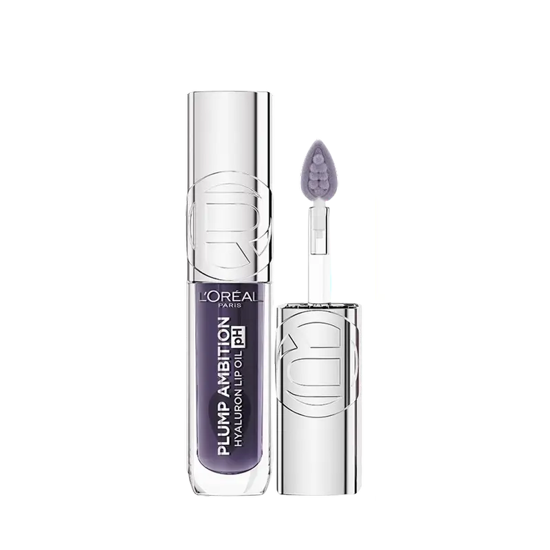 L'Oréal Paris Makeup Plump Ambition Hyaluron Olio Labbra Ph 116 Berry Noir , 4 gr