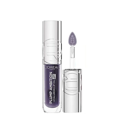 L'Oréal Paris Makeup Plump Ambition Hyaluron Olio Labbra Ph 116 Berry Noir , 4 gr