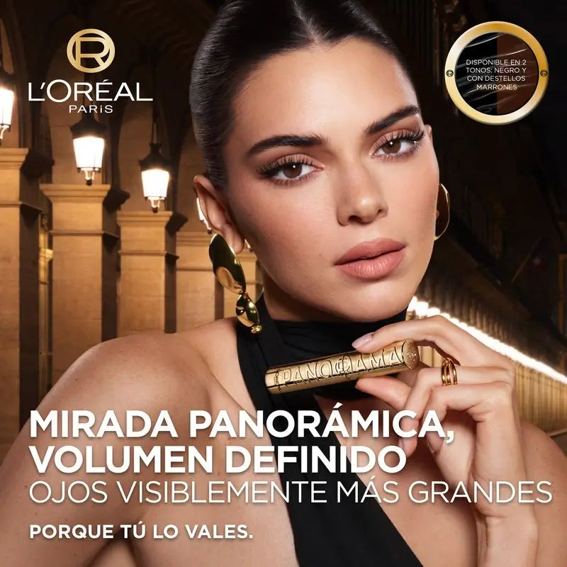 L'Oréal Paris Panorama Brown Mascara con formula volumizzante ultra-flessibile
