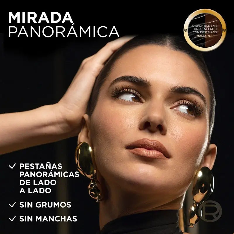 L'Oréal Paris Panorama Brown Mascara con formula volumizzante ultra-flessibile
