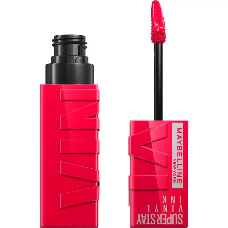 Maybelline New York Rossetto Effetto Vinile Superstay Inchiostro Vinile, Vinile Fisso, 45 Capriccioso