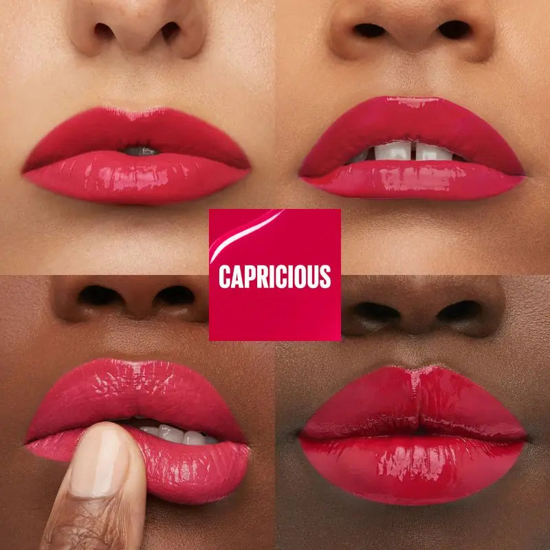 Maybelline New York Rossetto Effetto Vinile Superstay Inchiostro Vinile, Vinile Fisso, 45 Capriccioso