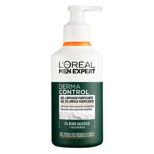 L'Oreal Paris Men Expert Derma Control Gel detergente , 260 ml