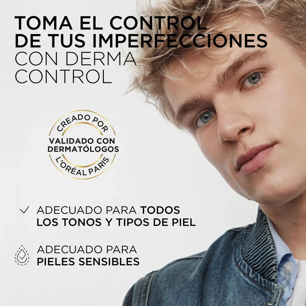 L'Oreal Paris Men Expert Derma Control Gel detergente , 260 ml