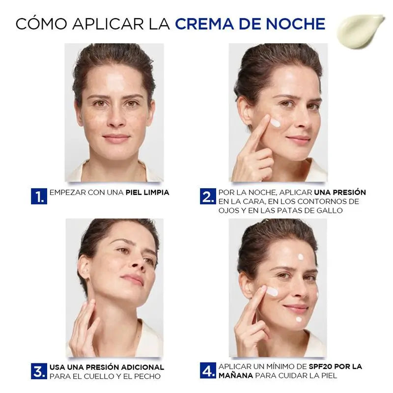 L'Oréal Paris Pressed Laser Revitalift Crema Notte con Retinolo + Niacidamide Formato monodose, 50ml