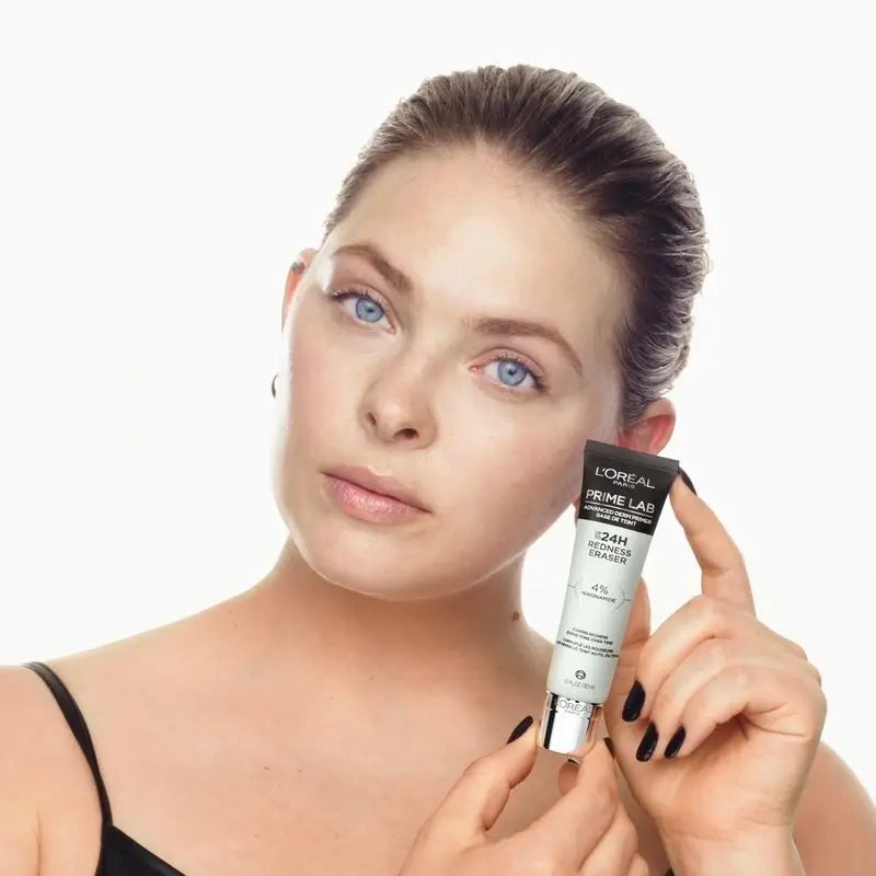 L'Oréal Paris Prime Lab Anti-Redness, Correttore 24H per il rossore con Niacinamide