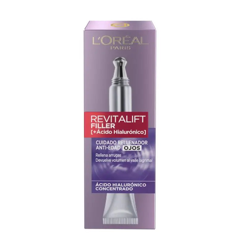 L'Oréal Paris Revitalift Filler Anti-Age Contorno occhi rimpolpante [+Acido ialuronico]-15ml