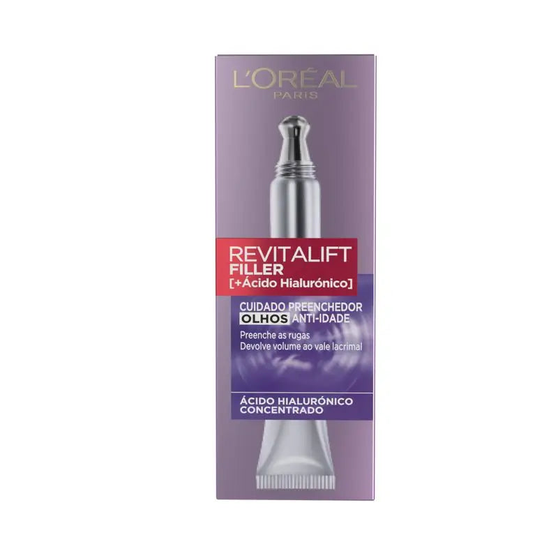 L'Oréal Paris Revitalift Filler Anti-Age Contorno occhi rimpolpante [+Acido ialuronico]-15ml