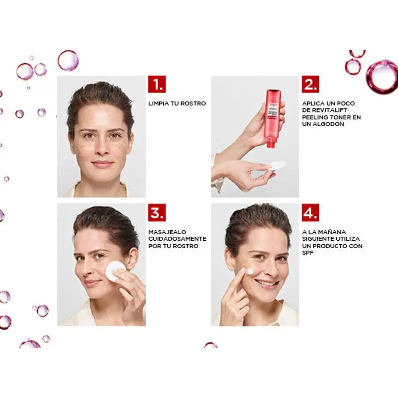 L'Oréal Paris Revitalift Tonico perfezionatore, estratto di anguria, pelle liscia e luminosa in 30 secondi, 180 ml