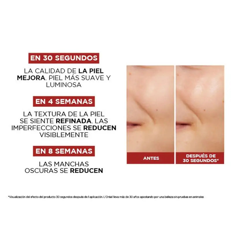 L'Oréal Paris Revitalift Tonico perfezionatore, estratto di anguria, pelle liscia e luminosa in 30 secondi, 180 ml