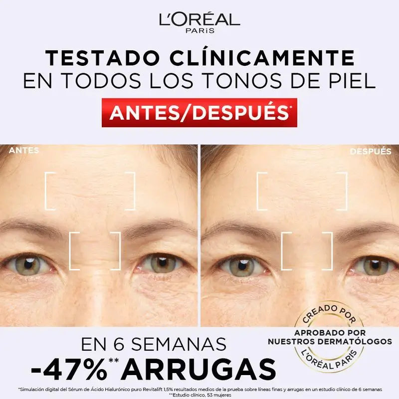L'Oréal Paris Revitalift Filler Siero filler antirughe-1,5% Acido ialuronico puro.