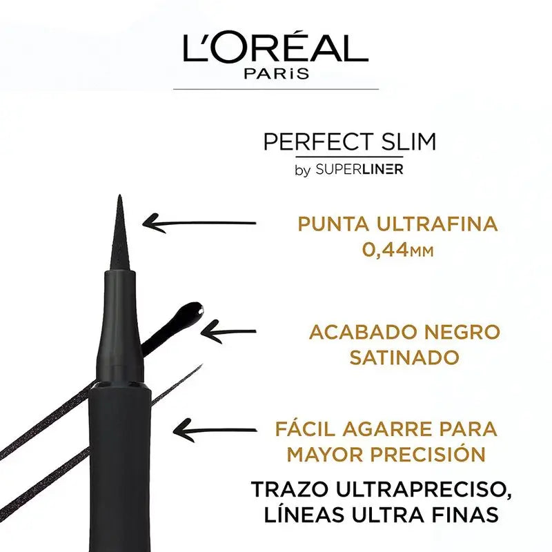 L'Oréal Paris Super Liner Perfect Slim Grey Eyeliner liquido ultra preciso