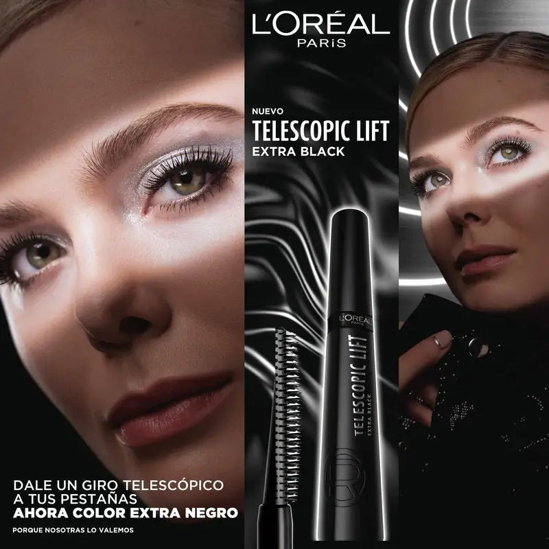 L'Oréal Paris Mascara Telescopico Extra Nero +5Mm Lunghezza.