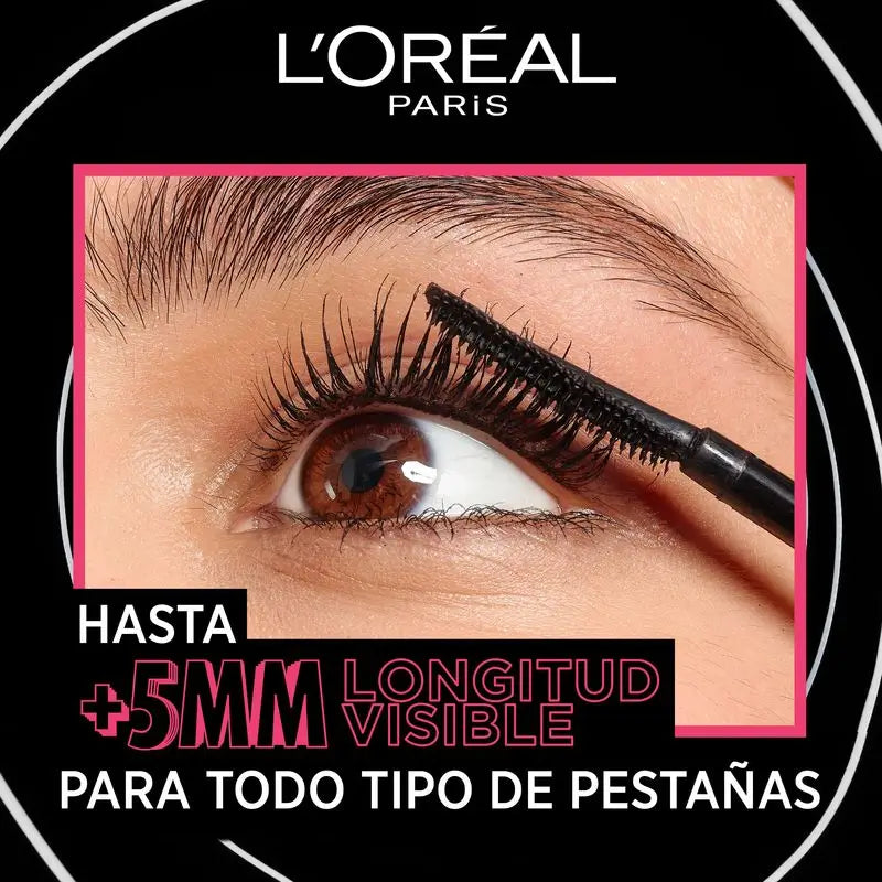 L'Oréal Paris Mascara Telescopico Extra Nero +5Mm Lunghezza.