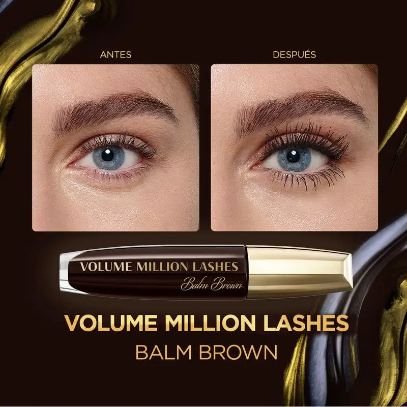 L'Oréal Paris Volume Million Lashes Mascara Volume Pulito 10,7 Ml Marrone