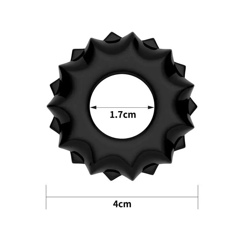 Lovetoy Anello del Pene Power Plus Nero Modello 1