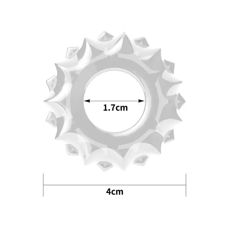 Lovetoy Power Plus Anello per cazzo trasparente Modello 1