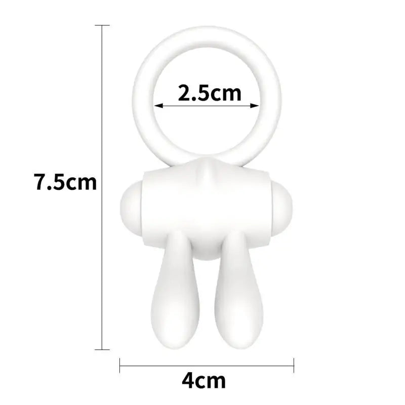 Lovetoy Power Clit Anello Vibrante Bianco