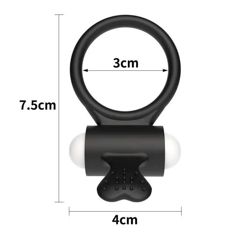 Lovetoy Power Clit Anello Vibrante Nero Modello 2