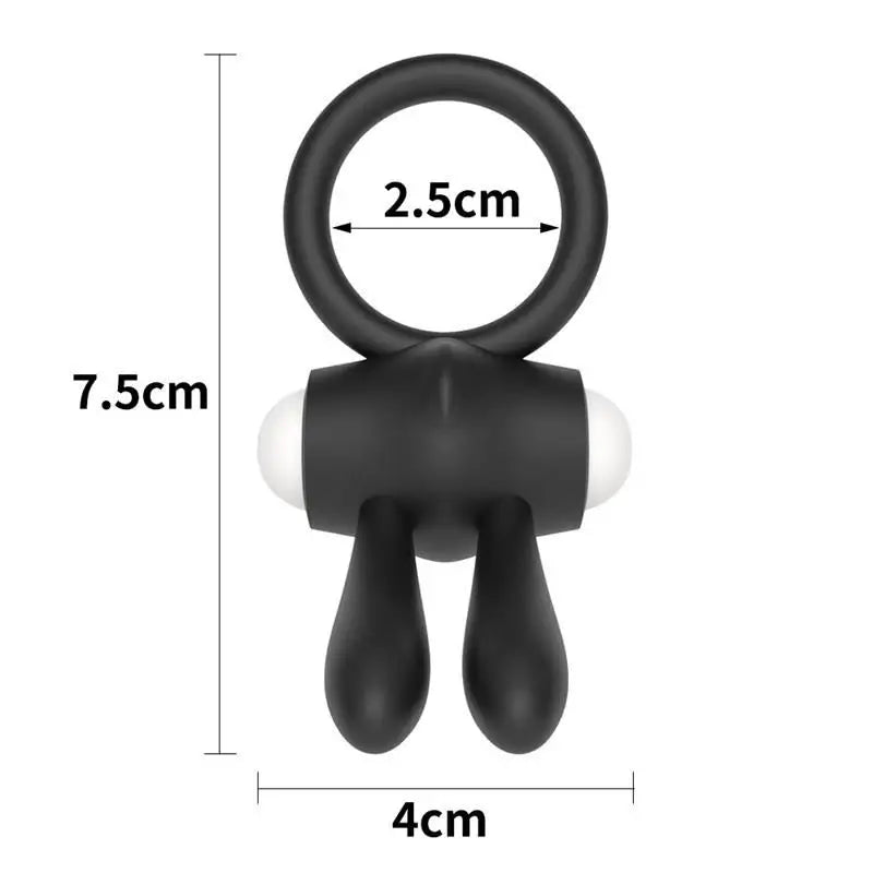 Lovetoy Power Clit Anello Vibrante Nero Modello 1