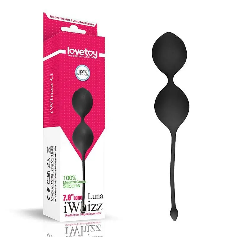 Palline Kegel Lovetoy con peso Iwhizz Luna Nero