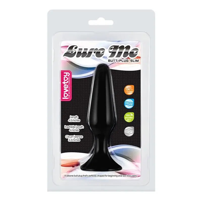 Plug anale Lovetoy Lure Me Taglia S Nero