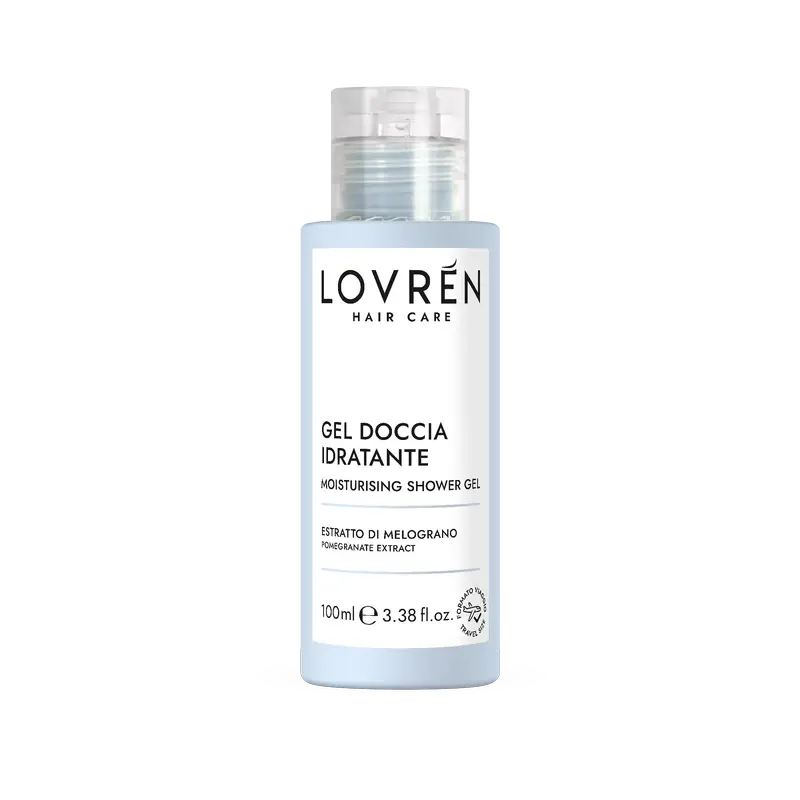 Lovrén Gel doccia idratante Dimensione viaggio, 100 ml