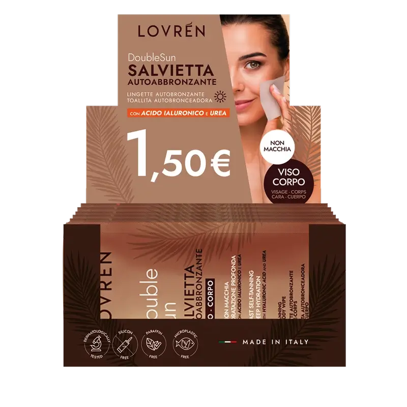 Lovrén Solaire Salvietta Autoabbronzante Doppiopetto
