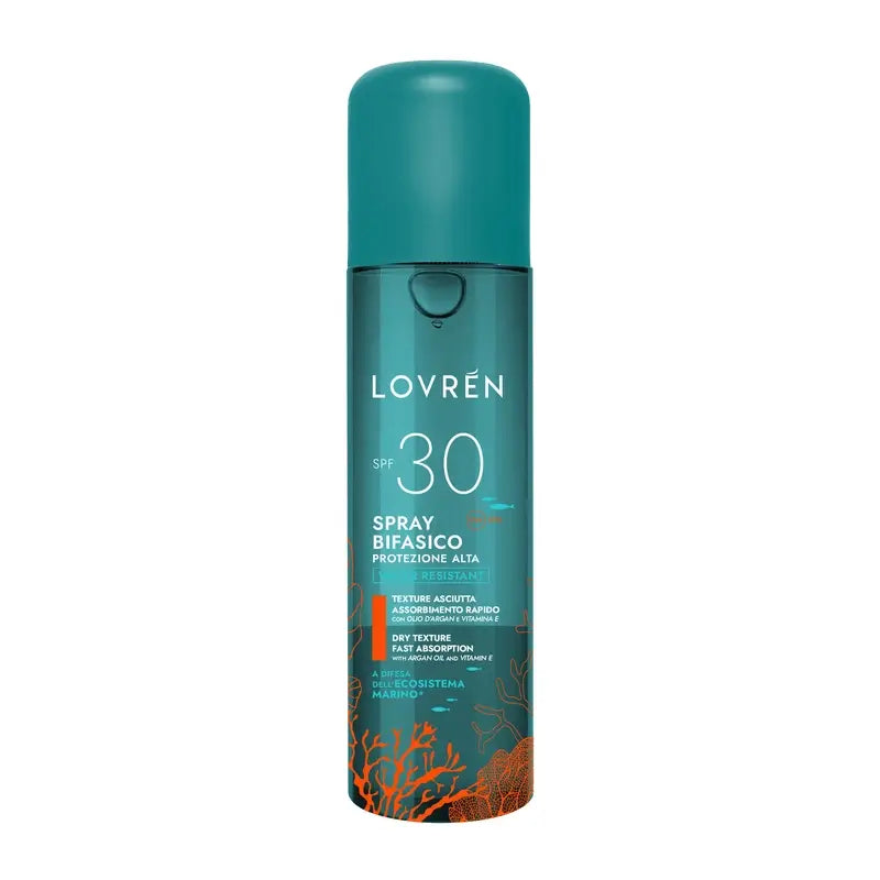 Lovrén Solaire Spray Bifasico Spf30 Alta Protezione, 150 ml