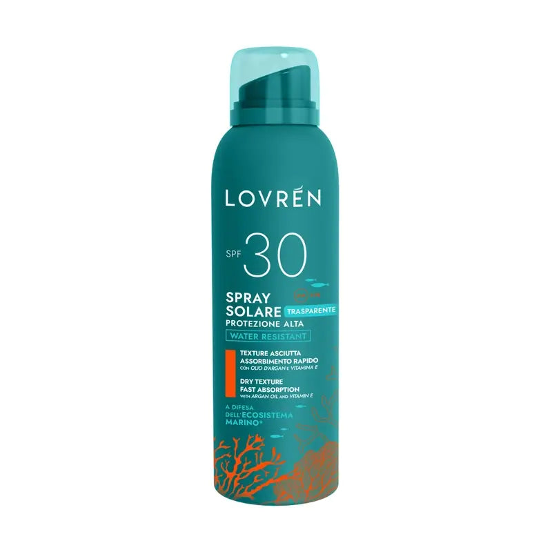 Lovrén Solaire Spray solare Spf30 Alta Protezione, 150 ml