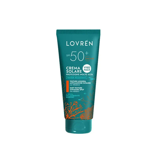 Lovrén Solaire Crema Solare Viso Spf50+ Protezione Molto Alta, 50 ml