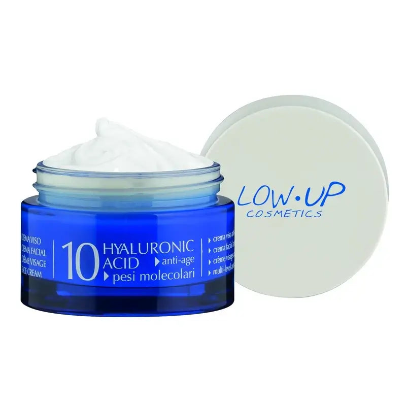Low Up Crema viso antietà all'acido ialuronico 10 PM, 50 ml
