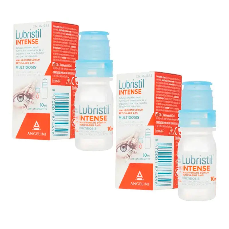 Lubristil Intense Multidose, Confezione 2 x 10 ml