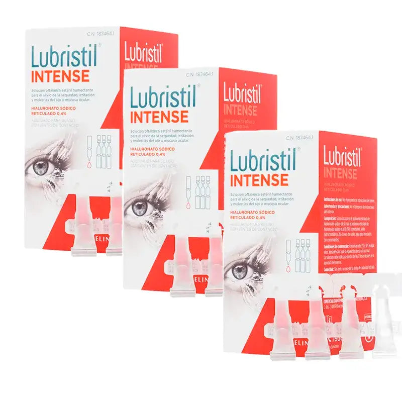 Lubristil Intense, confezione 3 x 30 starnuti