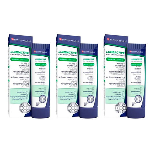 Lumbactive Triplo CBD Crema, 3 x 75 ml