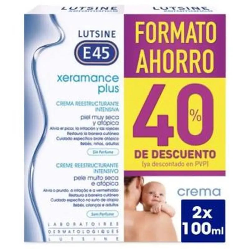 Lutsine Xeramance Plus Cream 2Ud 40% Off 100Gr.