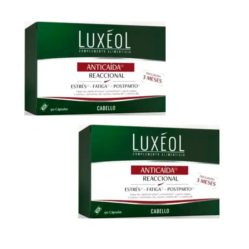 Luxeol Anticaida Reaccional, Confezione 2 x 90 compresse