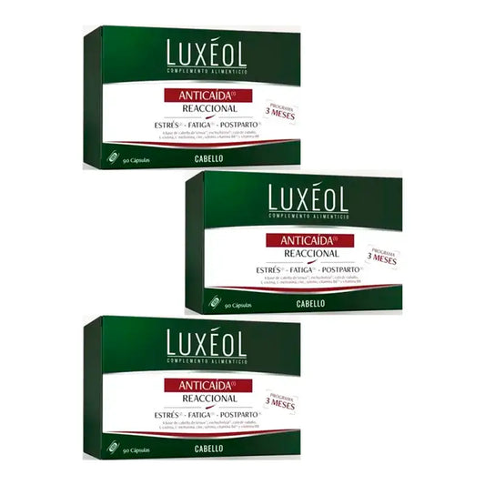 Luxeol Anticaida Reaccional, Confezione 3 x 90 compresse