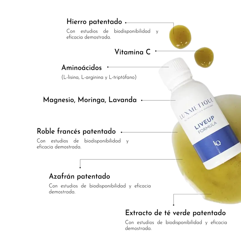 Luxmetique Liveup Formula , 15 fiale bevibili x 30 ml