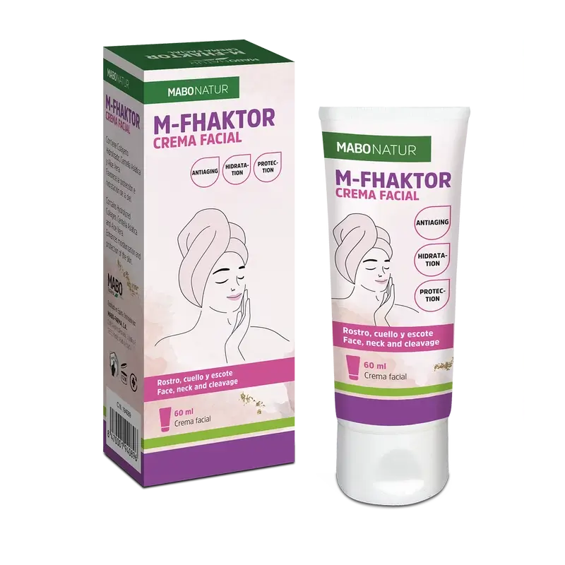 Mabonatur M-Fhaktor Crema viso e décolleté, 60 ml