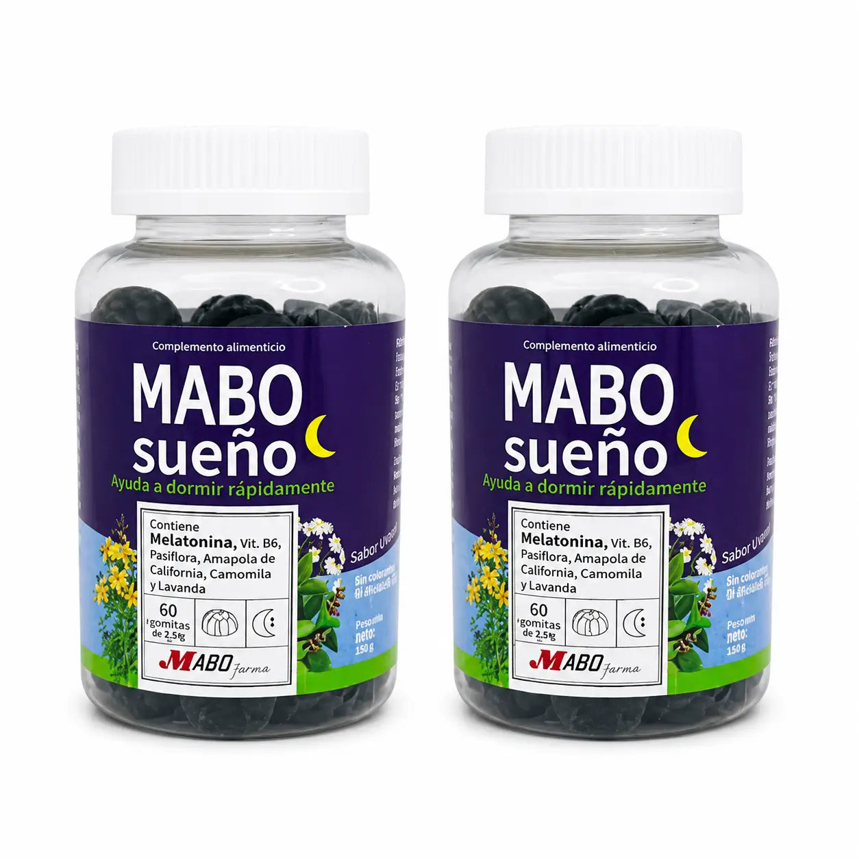 Mabonatur Mabosueño Adulti, 60 gommine