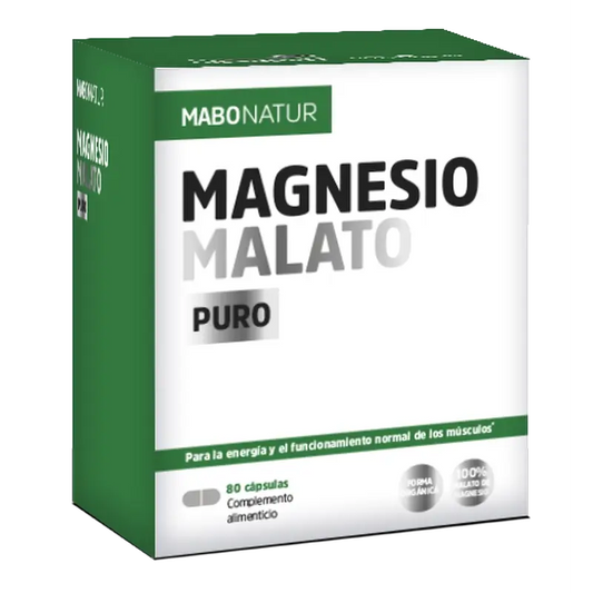 Magnesio malato puro Mabonatur, 80 capsule