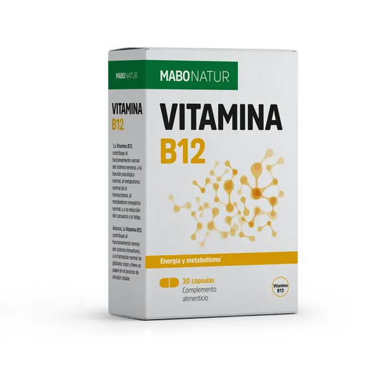 Mabonatur Vitamina B12, 30 capsule